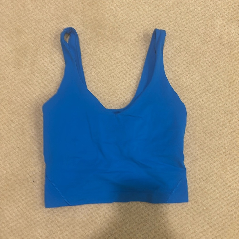 lululemon align tank | poolside blue